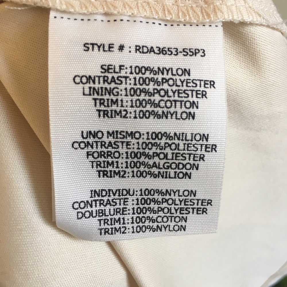 Ryu Lace Bow Back Cream Boho Dress M - Picture 6 of 6
